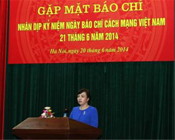 Bộ Y tế gặp mặt báo chí Kỷ niệm Ngày báo chí cách mạng Việt Nam 21/6/2014
